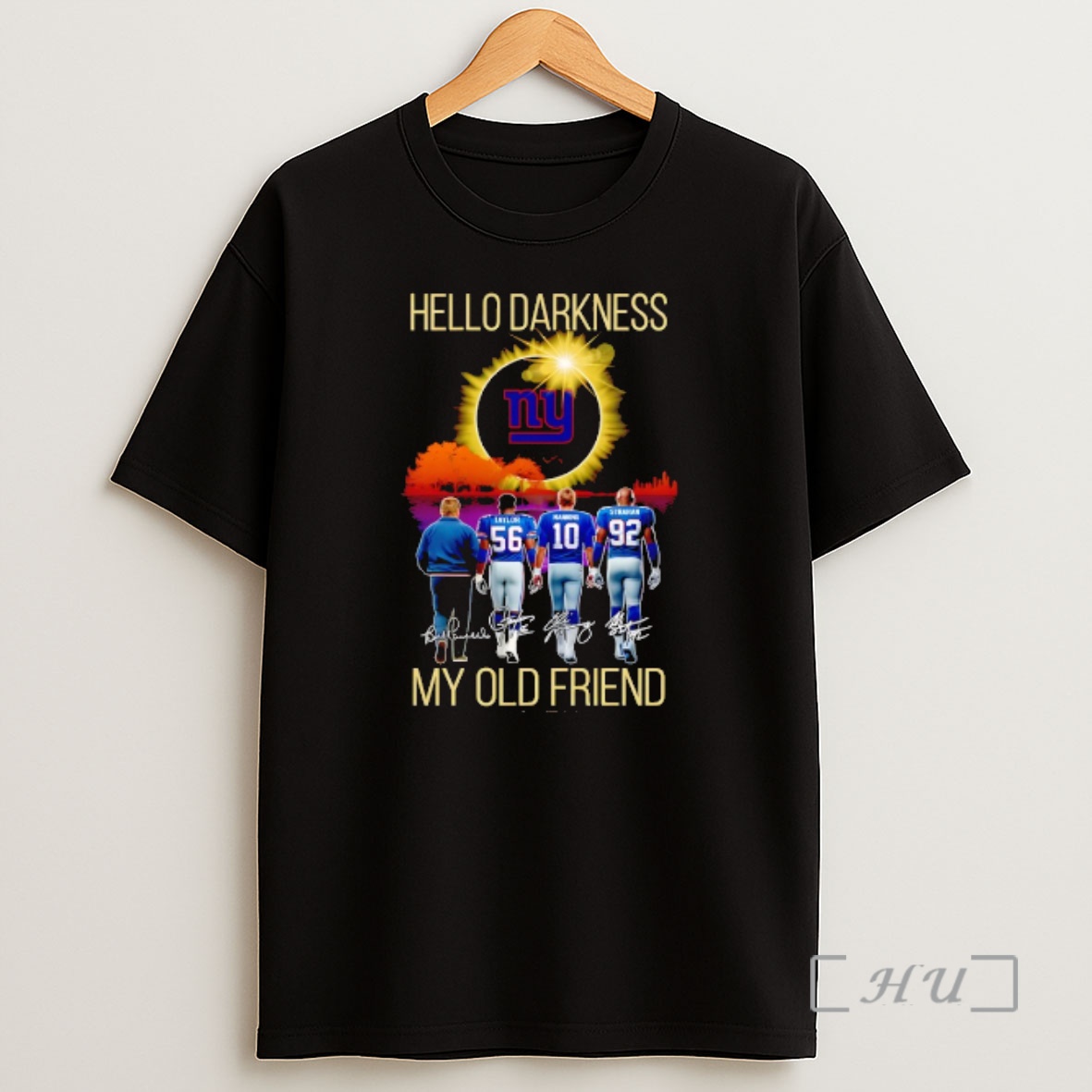 Officials New York Giants Players Hello Darkness My Old Friend My Old Friend Shirt Sweatshirt Tee