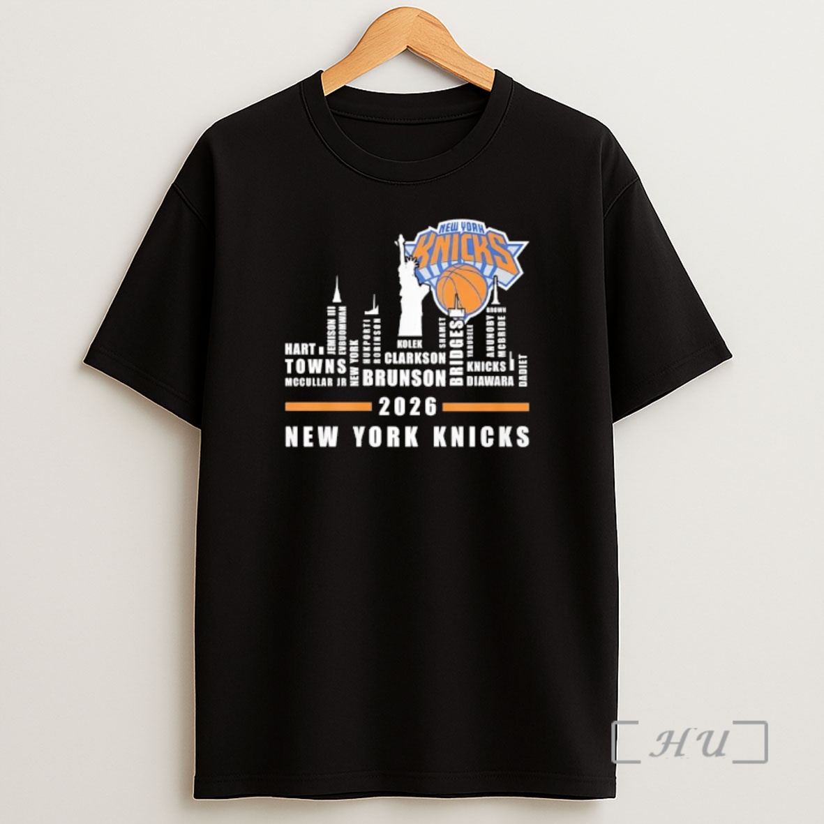 Officials New York Knicks 2026 Players Name Of The Skyline City Logo Shirt Sweatshirt Tee