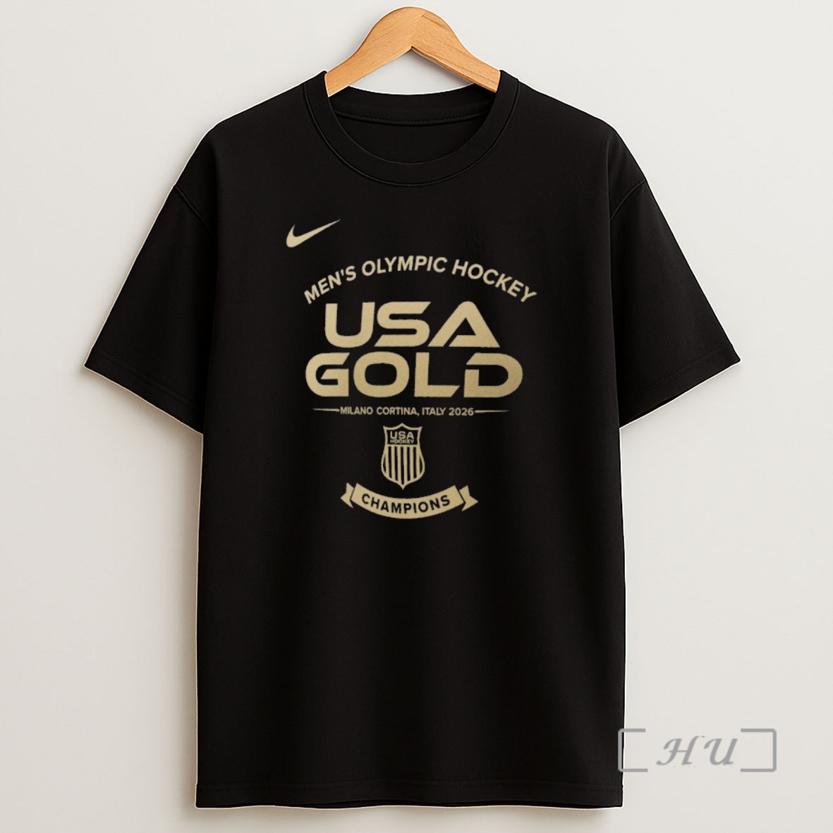 Officials Nike Mens Usa Hockey 2026 Winter Olympics Gold Medal Shirt Sweatshirt Tee