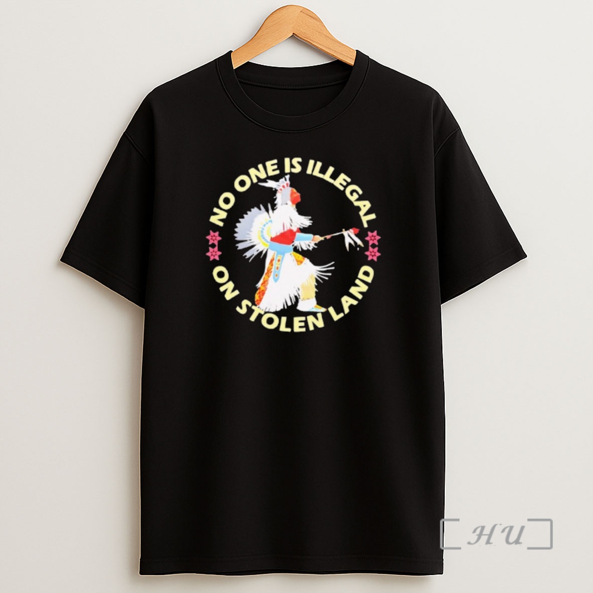 Officials No One Is Illegal On Stolen Land Native American Dancer Floral Circle Shirt Sweatshirt Tee