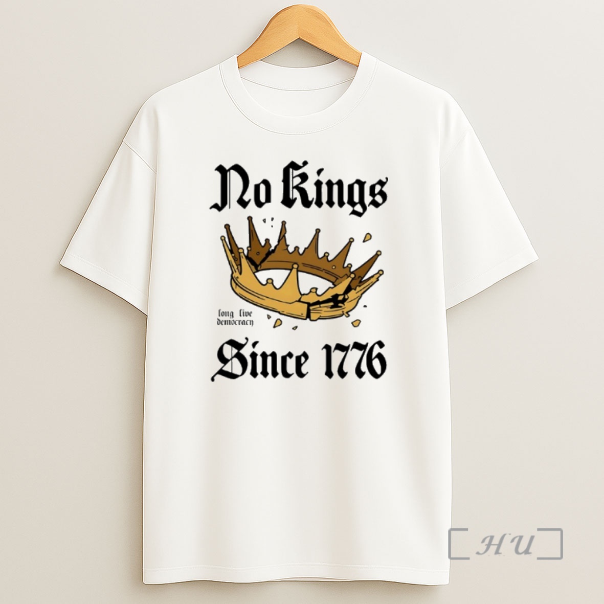 Officials No Kings Long Live Democracy Since 1776 Shirt Sweatshirt Tee