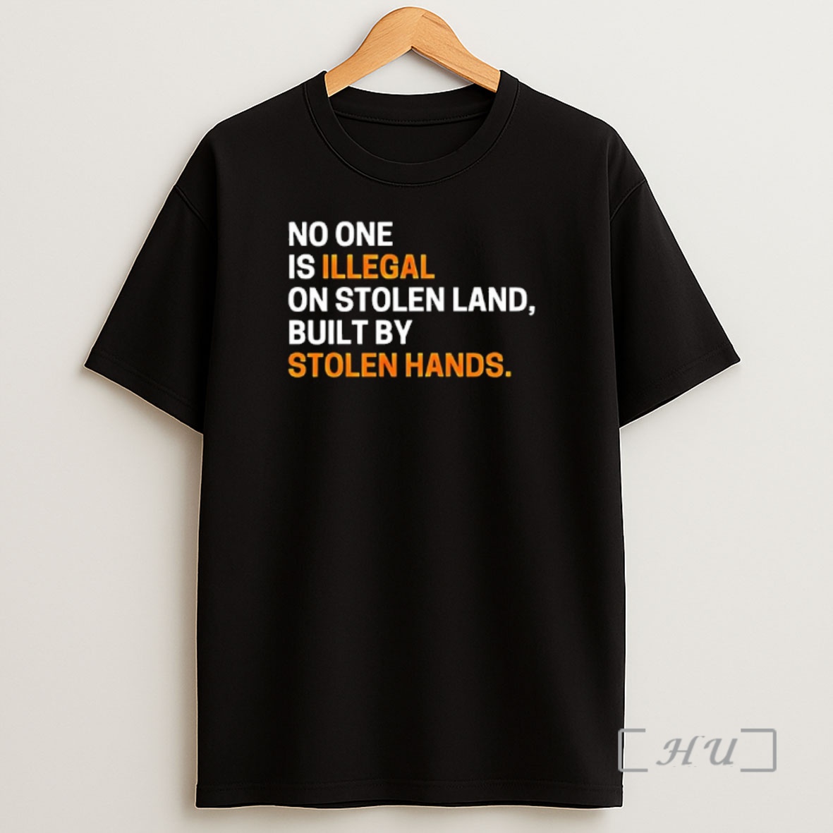 Officials No One Is Illegal On Stolen Land Built By Stolen Hands Graphic Shirt Sweatshirt Tee 1