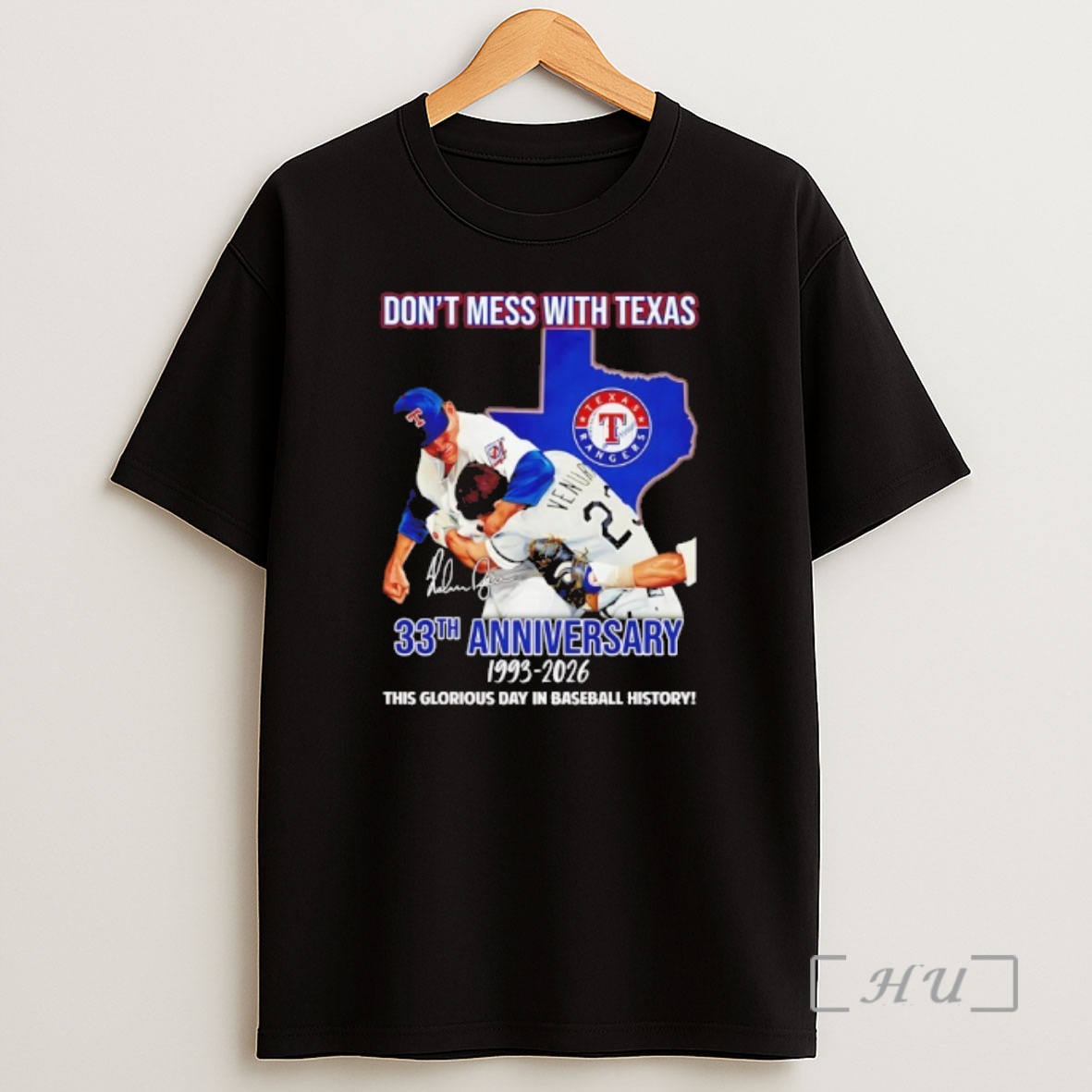 Officials Nolan Ryan And Robin Ventura Dont Mess With Texas 33th Anniversary 1993 2026 This Glorious Day In Baseball History Shirt Sweatshirt Tee