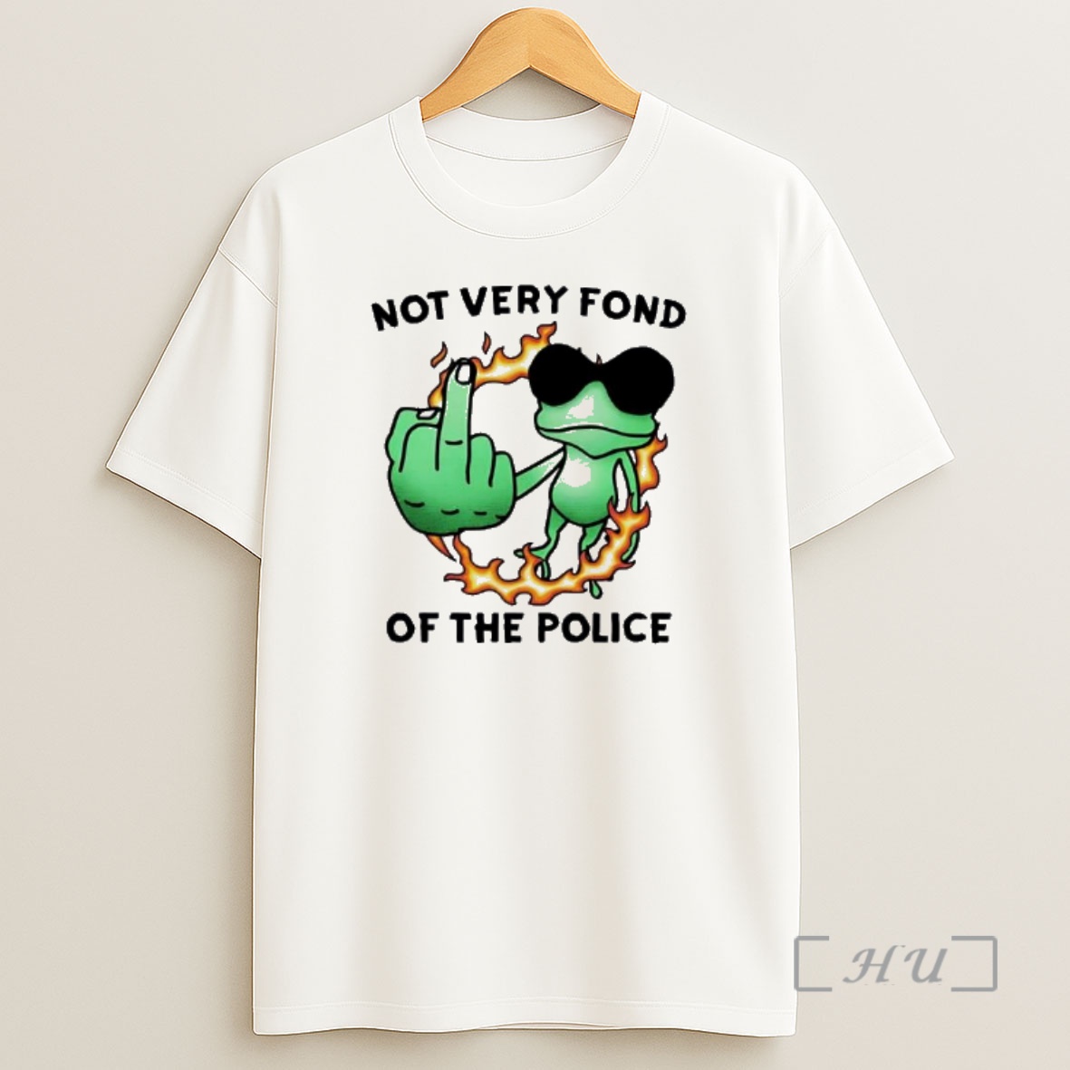 Officials Not Very Fond Of The Police Frog Middle Finger Shirt Sweatshirt Tee