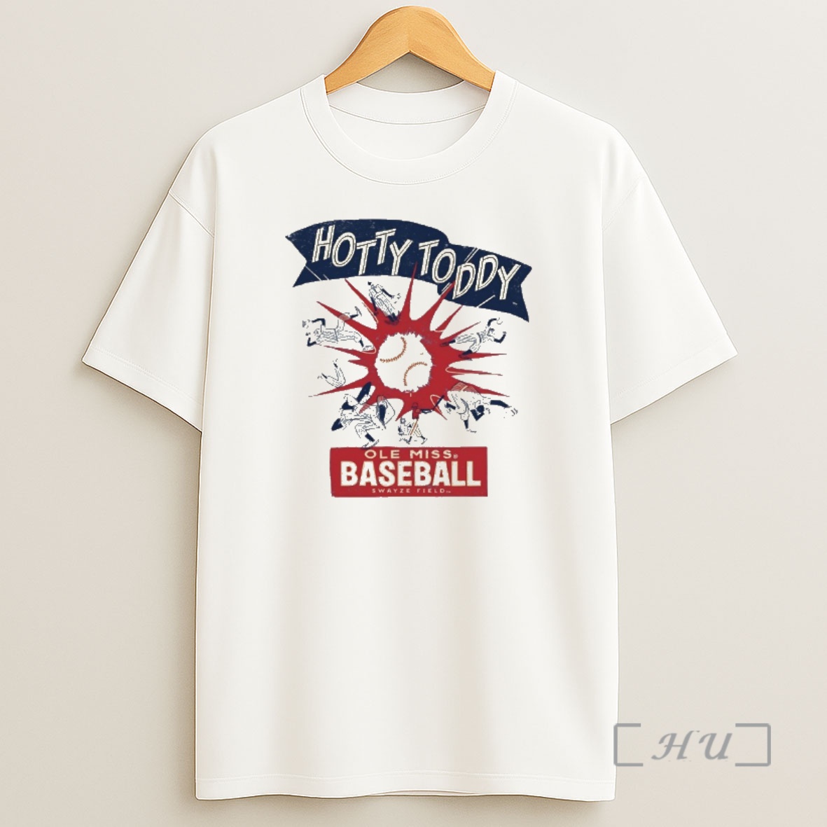 Officials Ole Miss Baseball Hotty Toddy Shirt Sweatshirt Tee