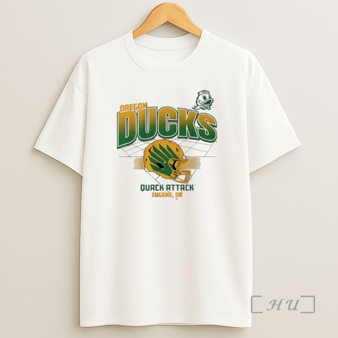 Officials Oregon Ducks Quack Attack Eugene Or Helmet Gird Shirt Sweatshirt Tee