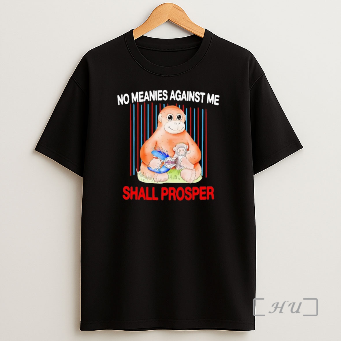 Officials Panchi Kun Punch Monkey No Meanies Against Me Shall Prosper Vintage Shirt Sweatshirt Tee