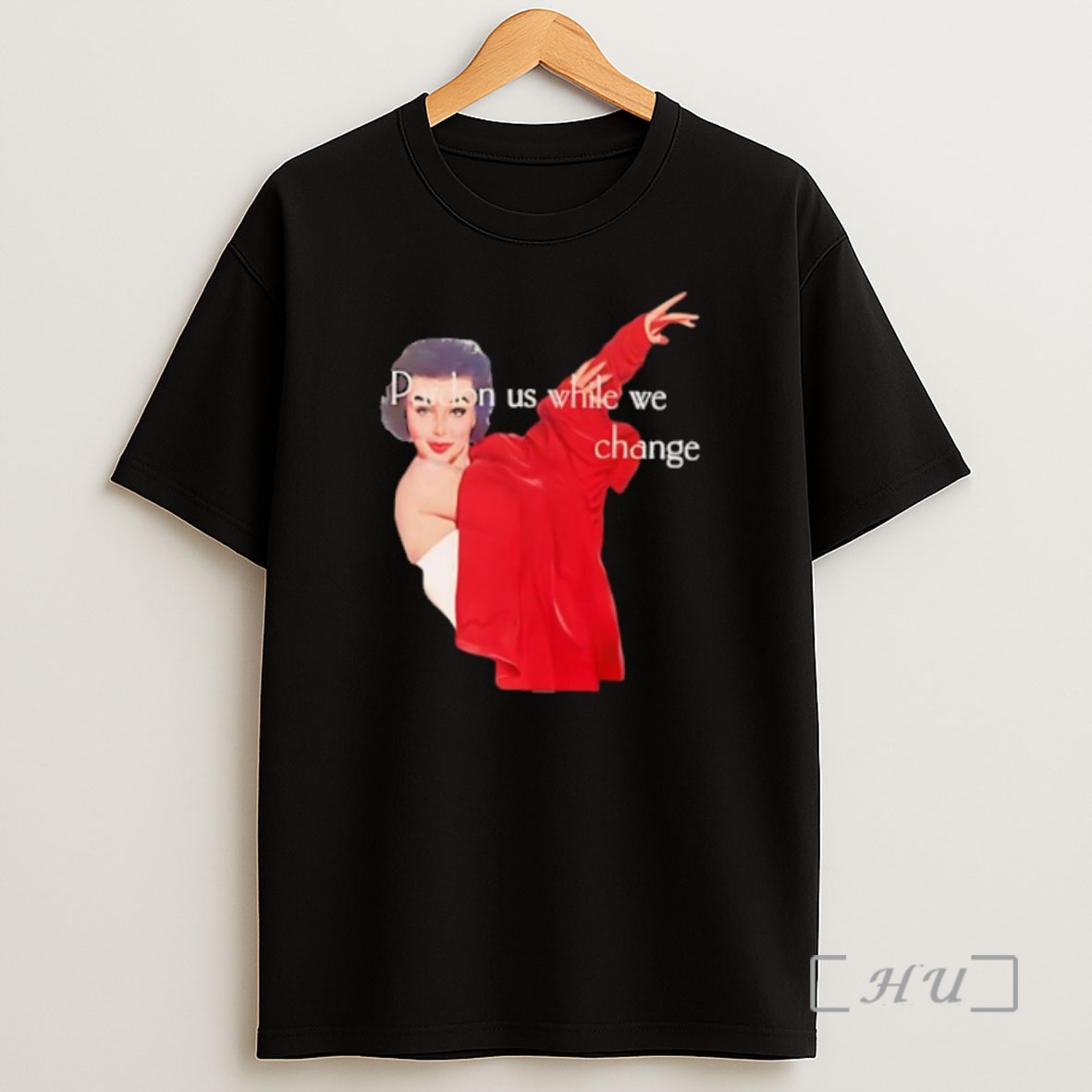 Officials Pardon Us While We Change Vintage Woman Red Robe Shirt Sweatshirt Tee