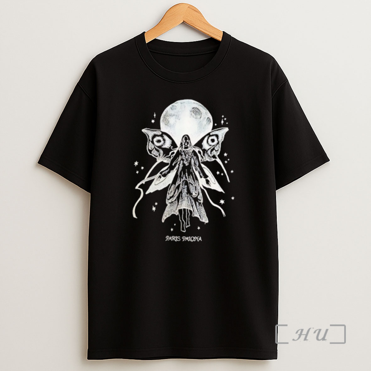 Officials Paris Paloma Mothman In Front Of The Moon Shirt Sweatshirt Tee