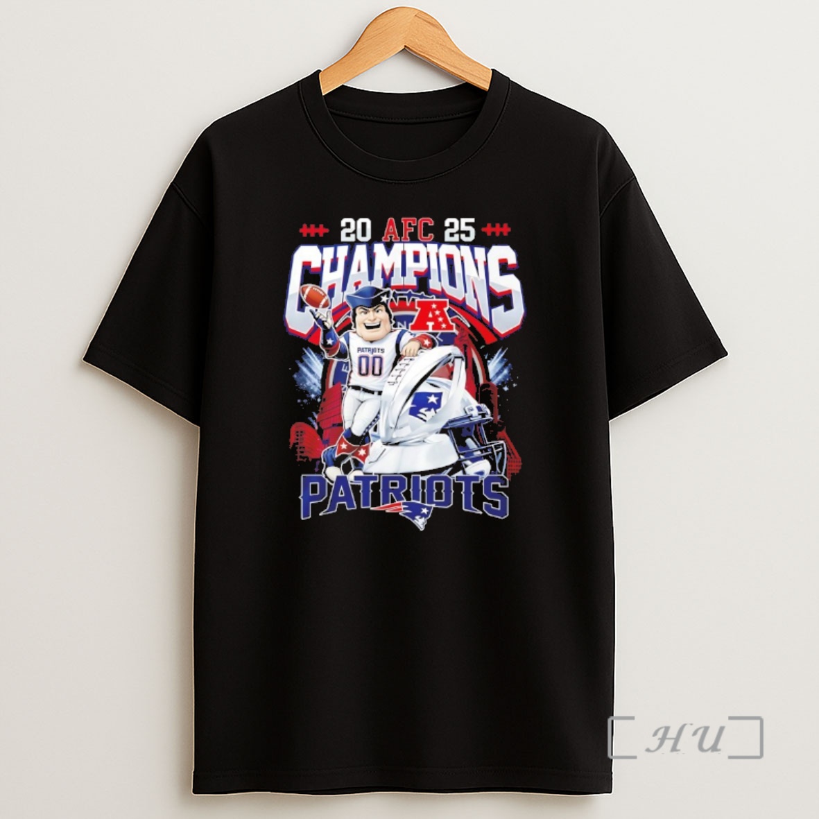 Officials Pat Patriot New England Patriots Afc Champions 2025 Shirt Sweatshirt Tee