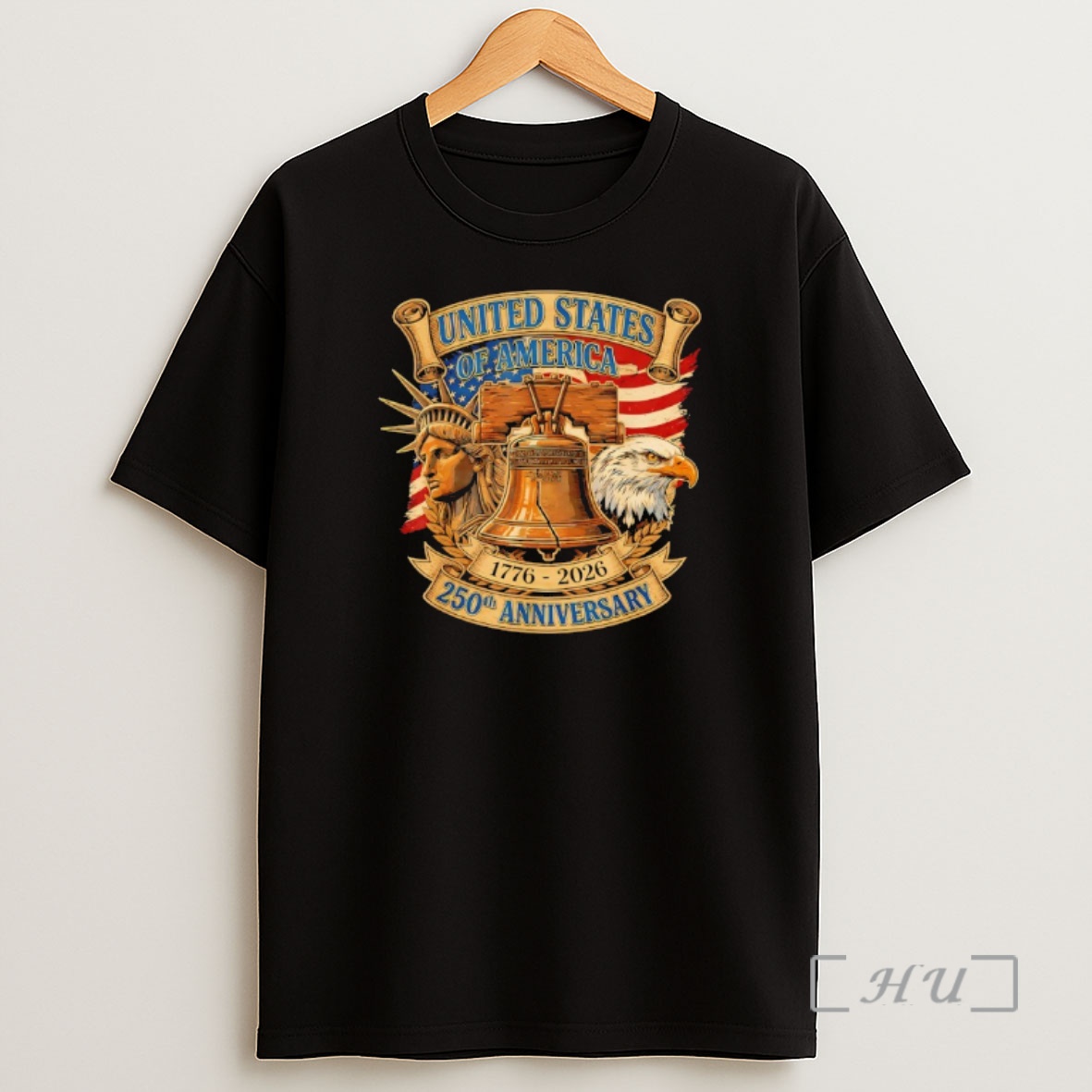 Officials Patriotic Eagle And Flag 250 Years American 4th Of July Shirt Sweatshirt Tee