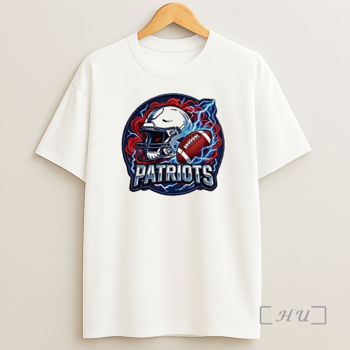 Officials Patriots Football Helmet Lightning Bolt Red Smoke Badge Shirt Sweatshirt Tee