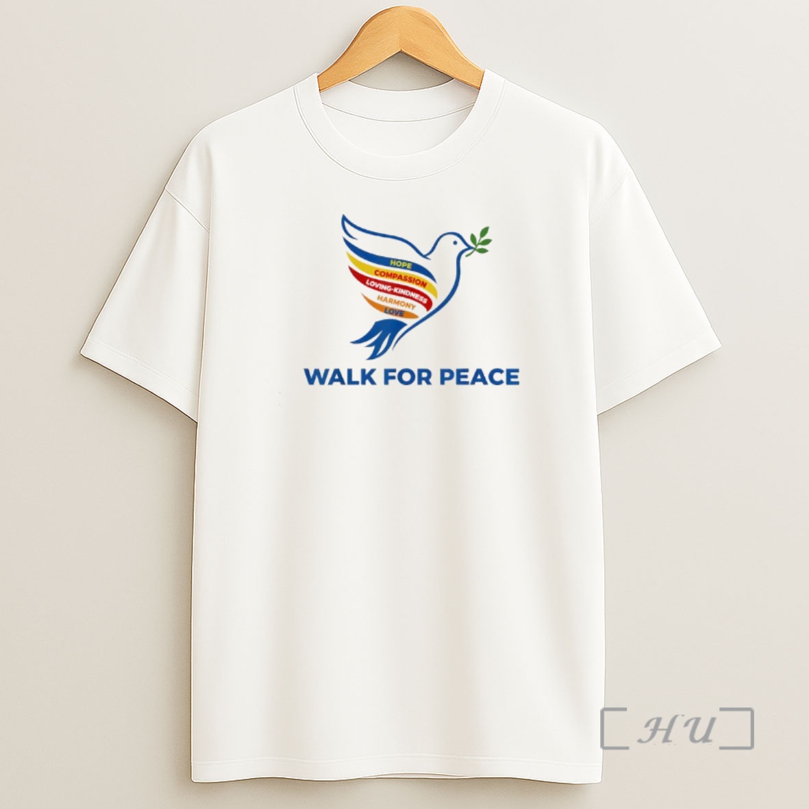 Officials Peace Walk Dove With Olive Branch Message Shirt Sweatshirt Tee