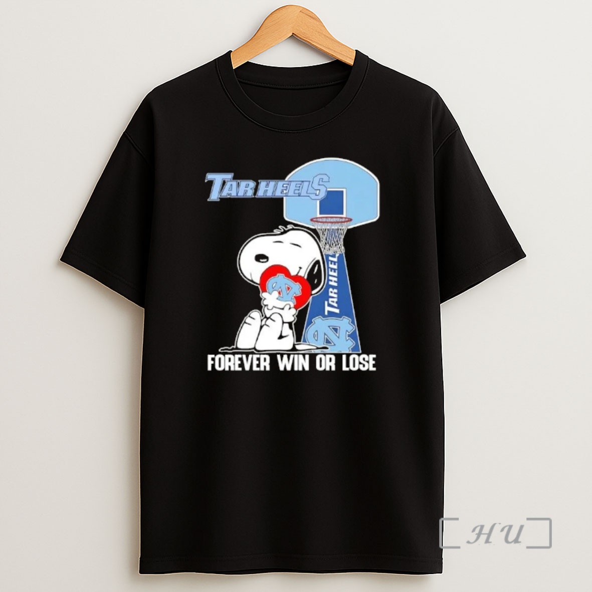 Officials Peanuts Snoopy Forever Win Or Lose North Carolina Tar Heels Basketball Shirt Sweatshirt Tee