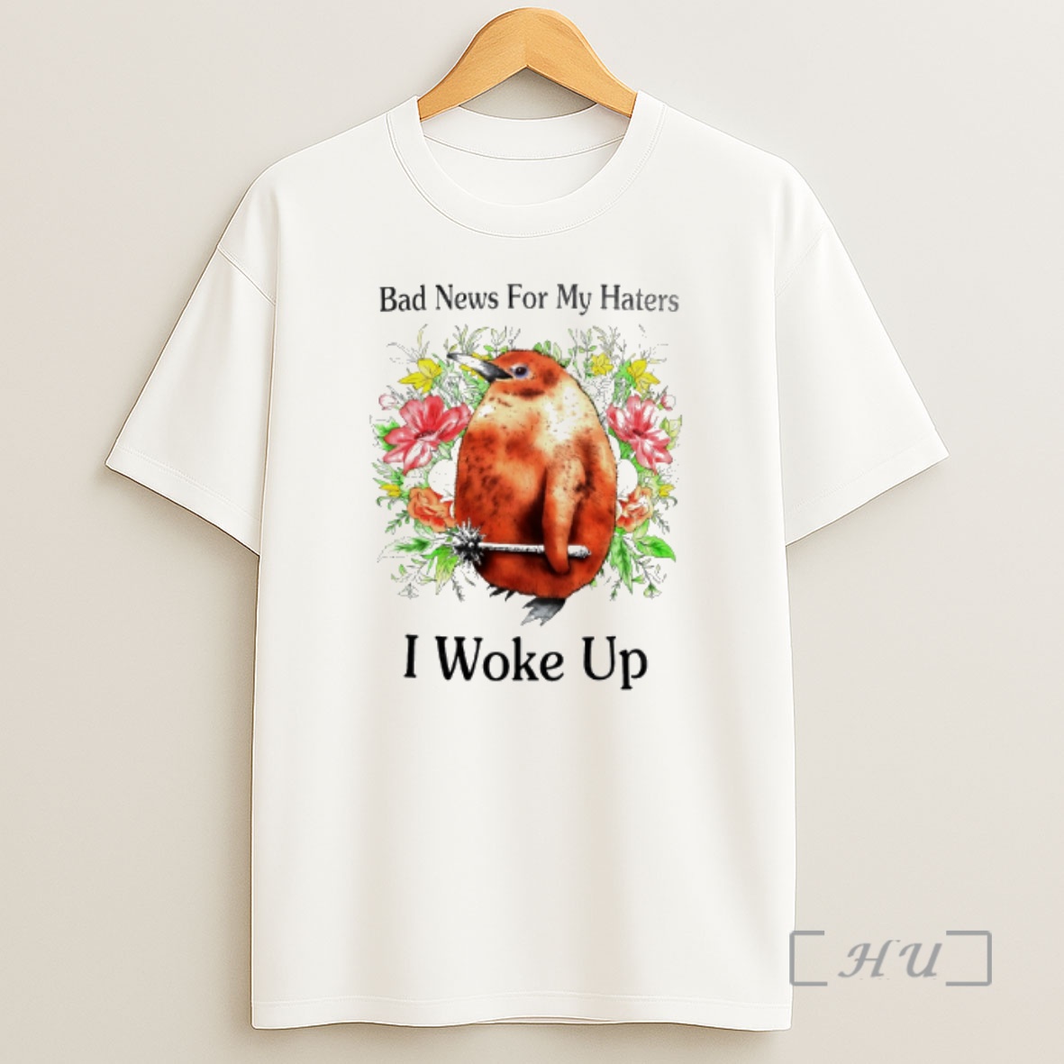 Officials Penguin Bad News For My Haters I Woke Up Shirt Sweatshirt Tee