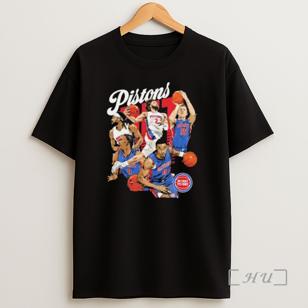Officials Pistons Cade Cunningham Jaden Ivey Team Graphic Shirt Sweatshirt Tee