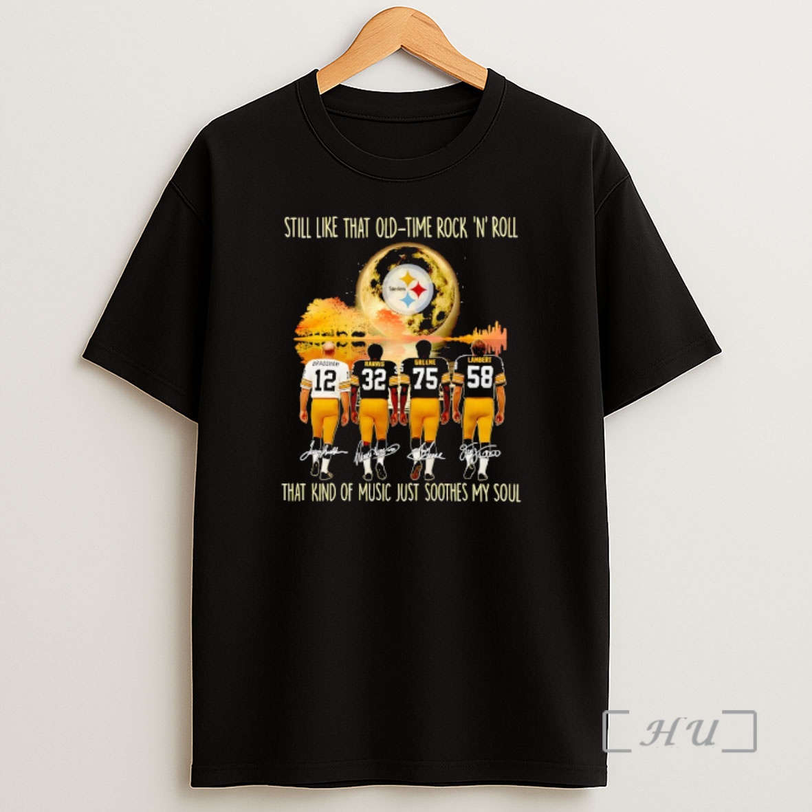 Officials Pittsburgh Steelers Players Still Like That Old Time Rock N Roll That Kind Of Music Shirt Sweatshirt Tee