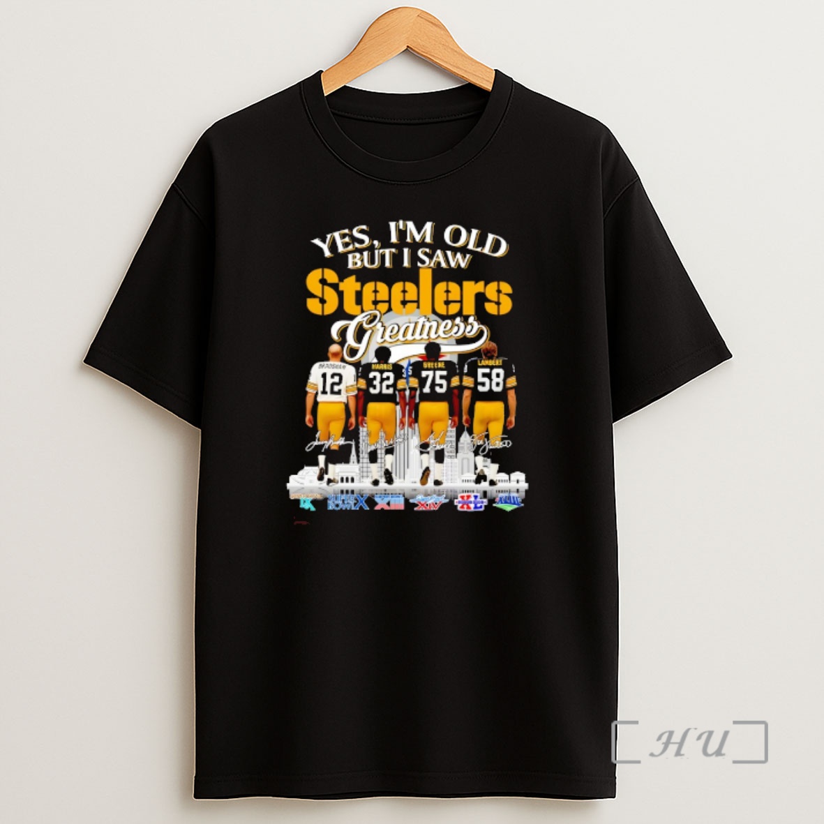 Officials Pittsburgh Steelers Players Yes Im Old But I Saw Steelers Greatness City Skyline Shirt Sweatshirt Tee
