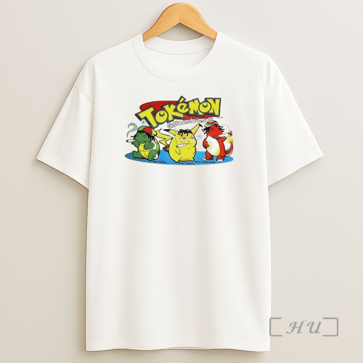 Officials Pokemon Tokemon Gotta Smoke Em Allll Vintage Shirt Sweatshirt Tee