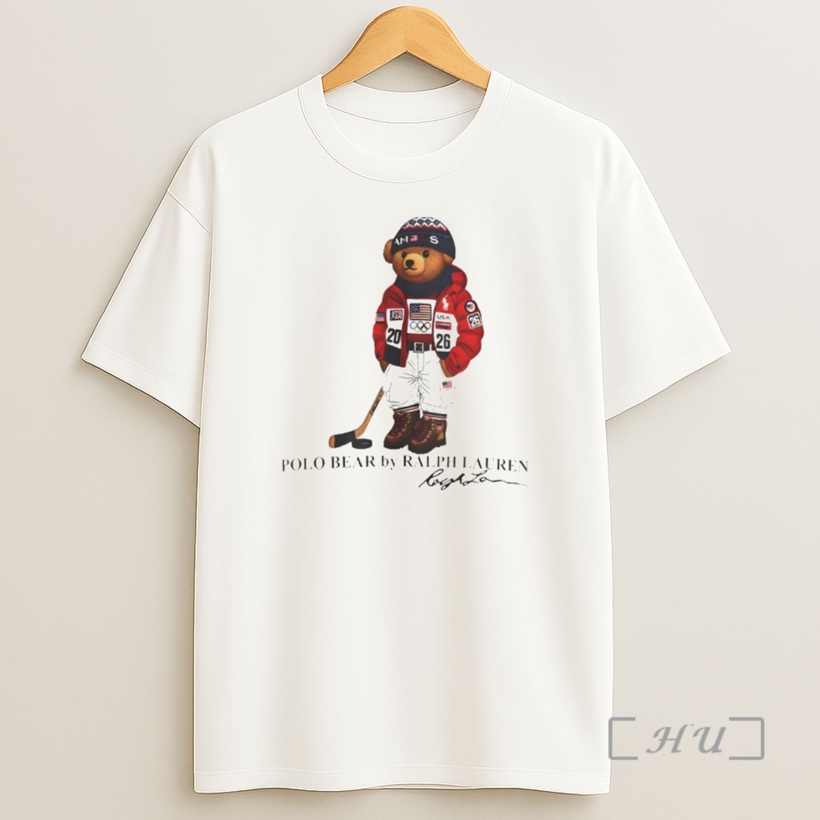 Officials Polo Bear Usa Hockey By Ralph Lauren Olympic 2026 Shirt Sweatshirt Tee