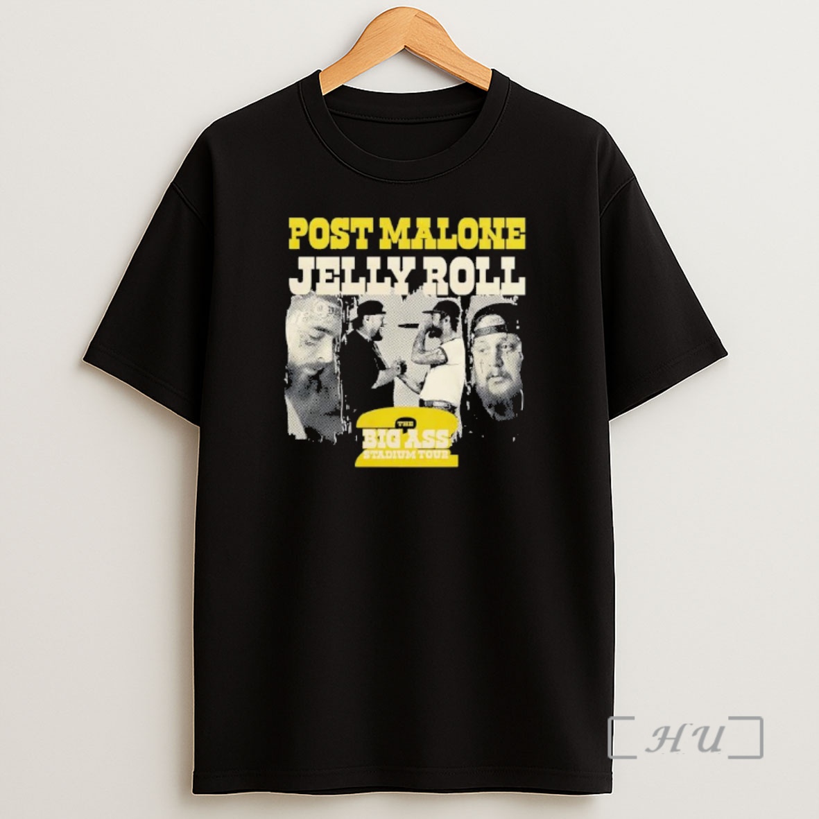 Officials Post Malone X Jelly Roll The Big Ass Stadium Tour Graphic Shirt Sweatshirt Tee 1