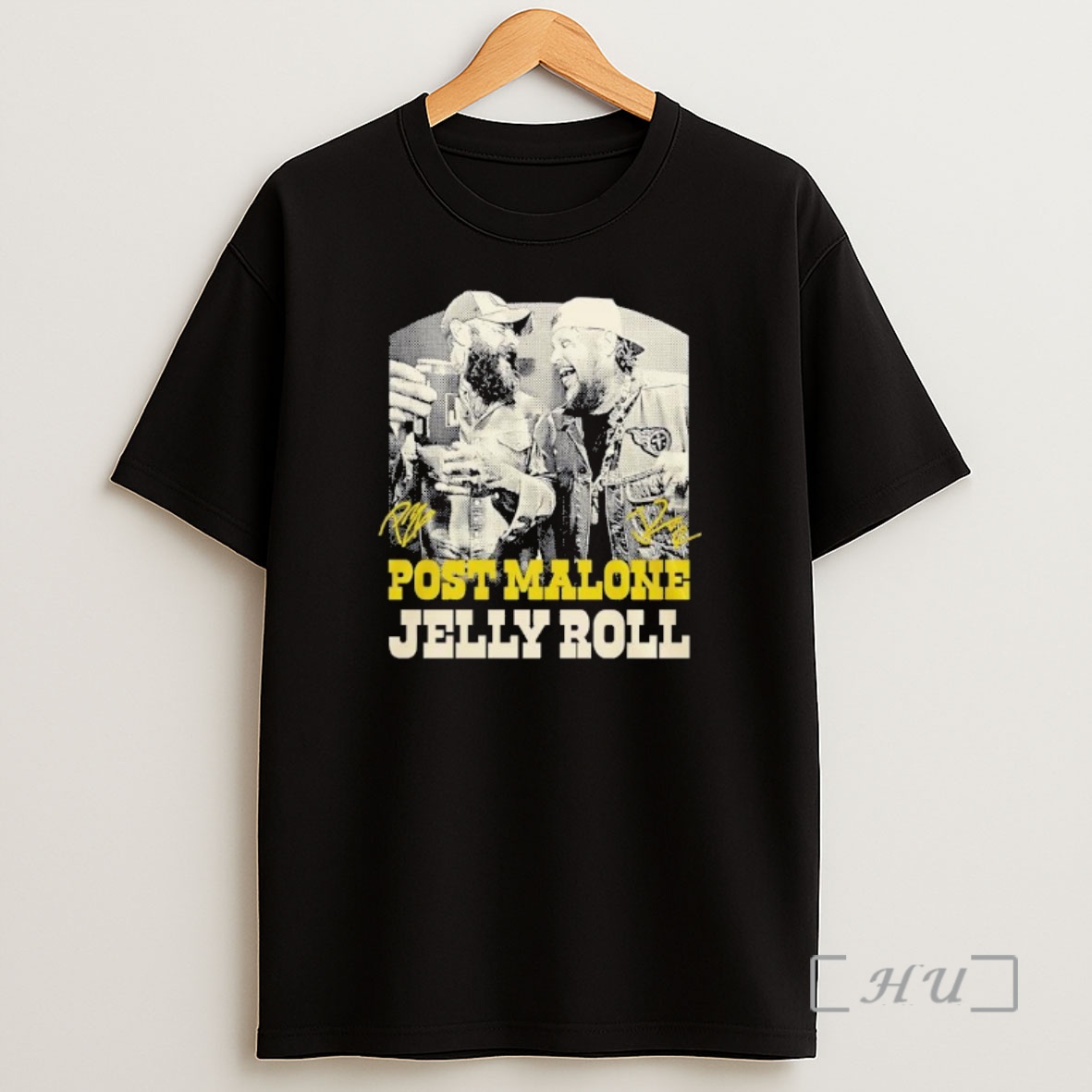 Officials Post Malone X Jelly Roll Signatures Graphic Shirt Sweatshirt Tee