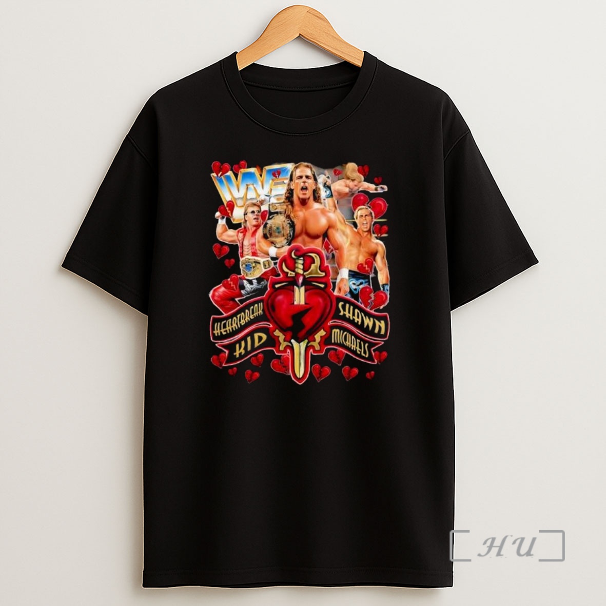 Officials Premium Shawn Michaels Heartbreak Kid Wwf Intercontinental Champion Shirt Sweatshirt Tee