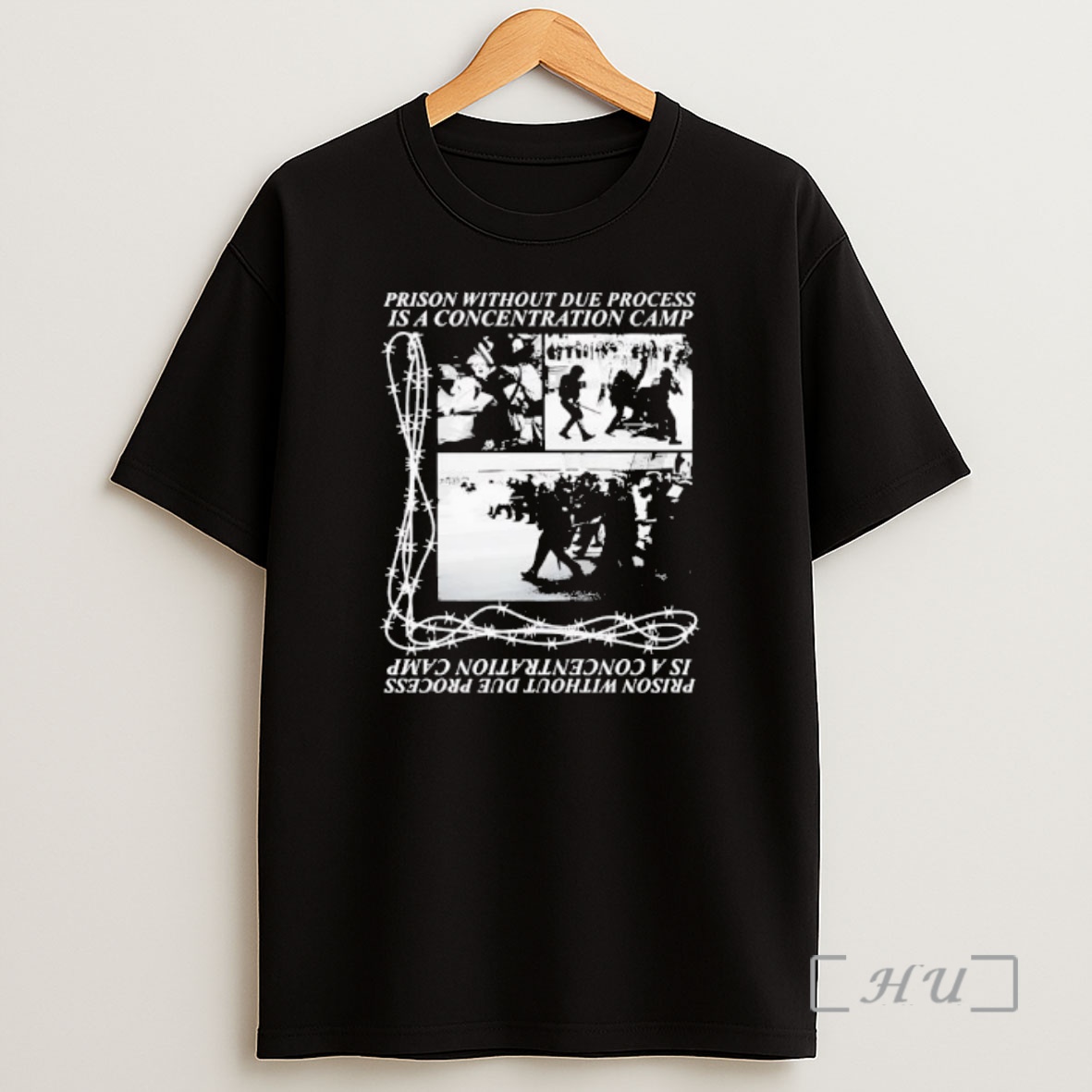 Officials Prison Without Due Process Is A Concentration Camp Graphic Shirt Sweatshirt Tee