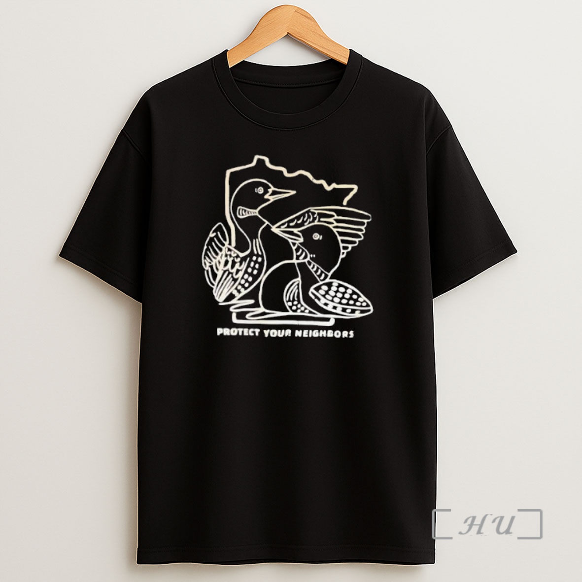 Officials Protect Your Neighbors Two Loons Graphic Shirt Sweatshirt Tee