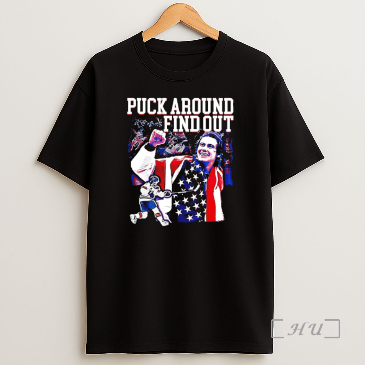 Officials Puck Around Find Out Jack Hughes Usa Hockey Shirt Sweatshirt Tee