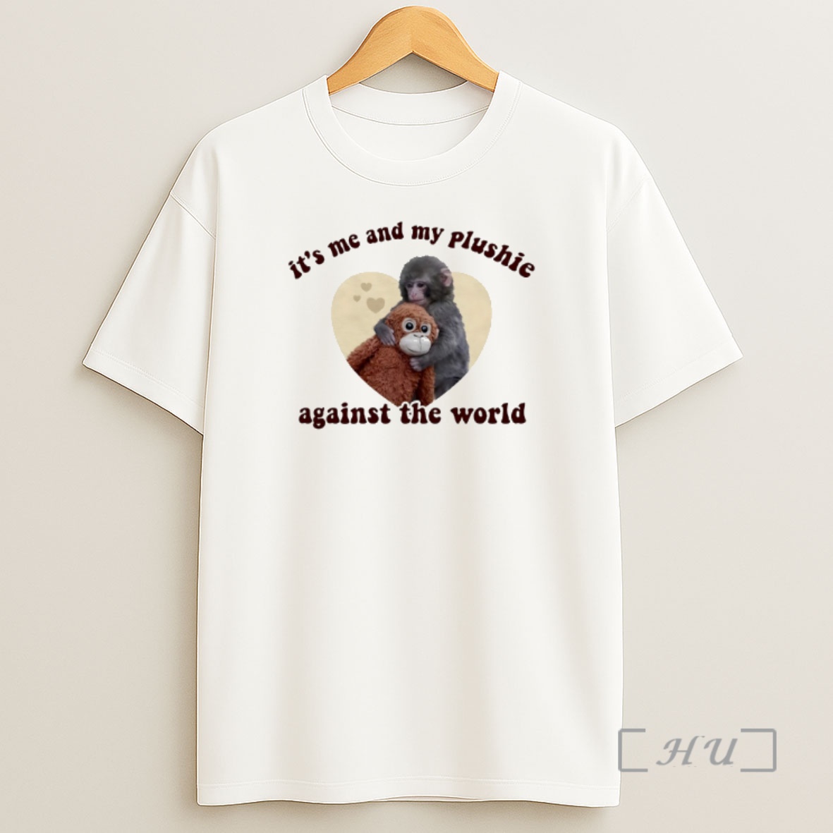 Officials Punch The Monkey Plushie Its Me And My Plushie Against The World Shirt Sweatshirt Tee
