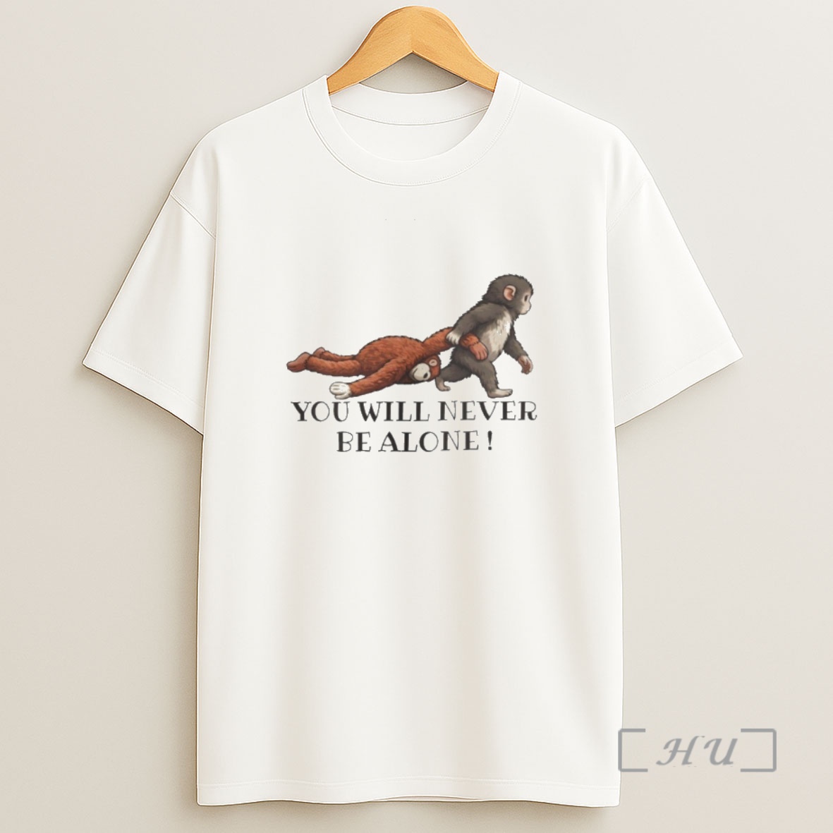 Officials Punch The Monkey You Will Never Be Alone Shirt Sweatshirt Tee