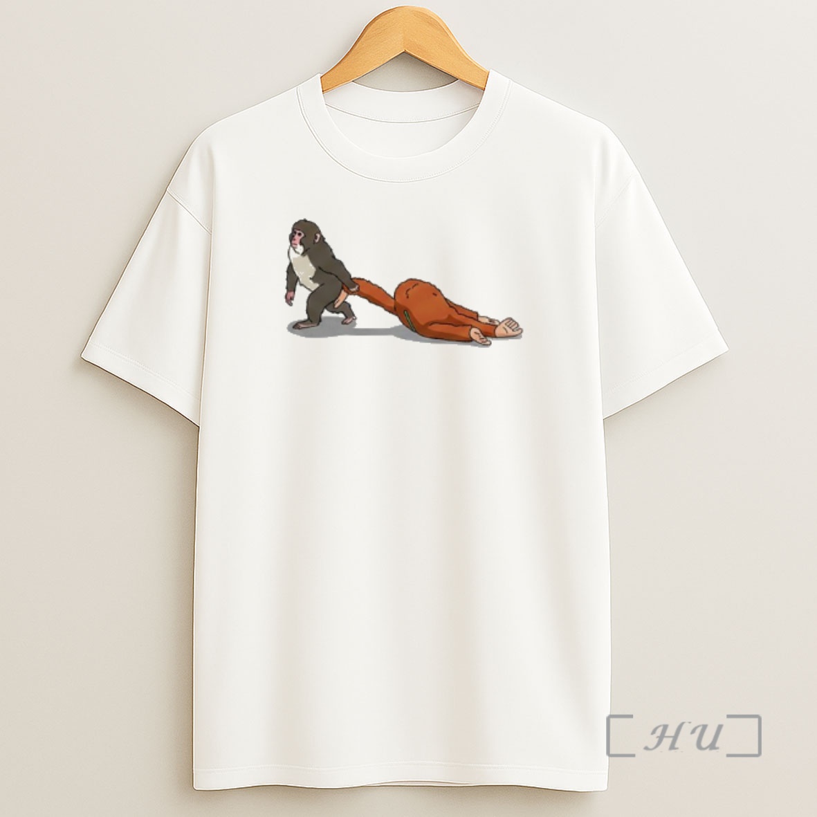Officials Punch The Monkey Cartoon Shirt Sweatshirt Tee