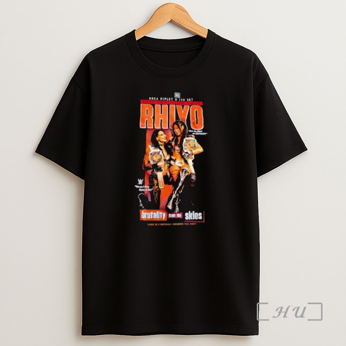 Officials Rhiyo Rhea Ripley Iyo Sky Wwe Womens Tag Team Champions Brutality From The Skies Shirt Sweatshirt Tee