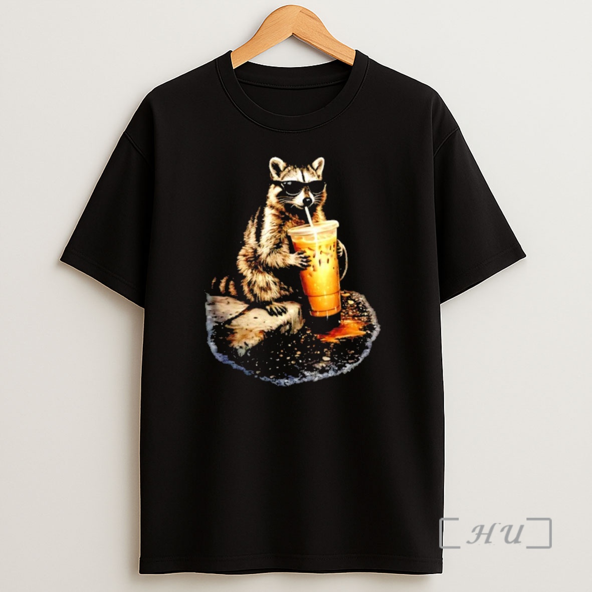 Officials Raccoon Drinking Iced Coffee Shirt Sweatshirt Tee