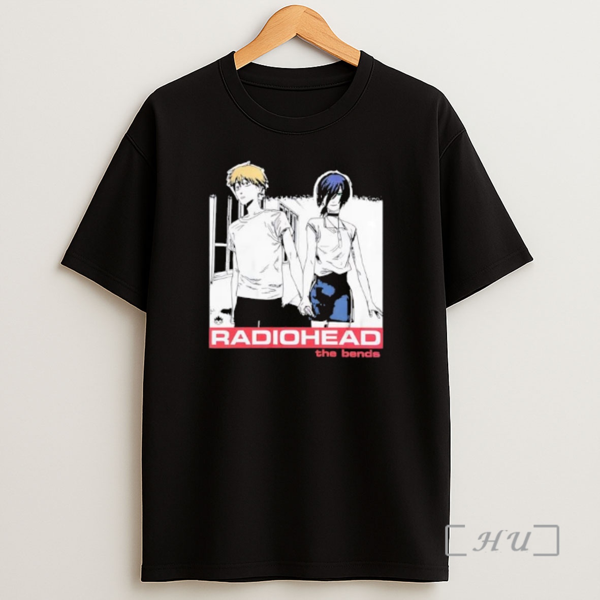 Officials Radioheads Album The Bends Chainsaw Man Anime Series Shirt Sweatshirt Tee