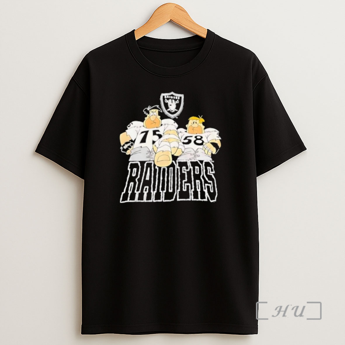 Officials Raiders Flintstones Fred Barney Football Team Shirt Sweatshirt Tee