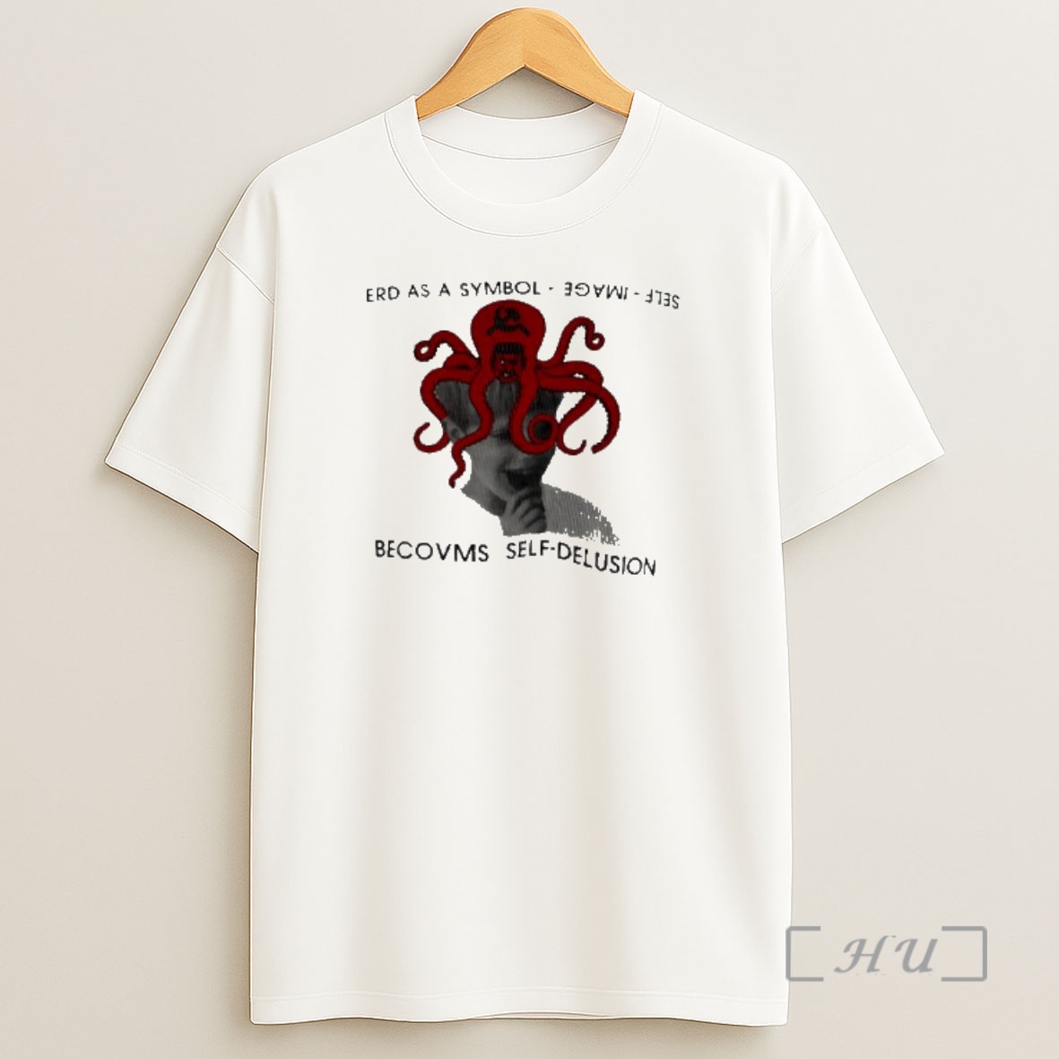 Officials Red Octopus Stalin Hammer And Sickle Self Delusion Shirt Sweatshirt Tee