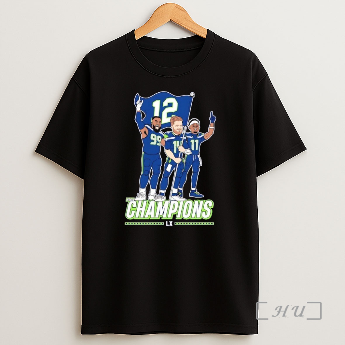 Officials Revenge Of The 12s World Champs 2025 Seattle Seahawks Flag Plant Shirt Sweatshirt Tee