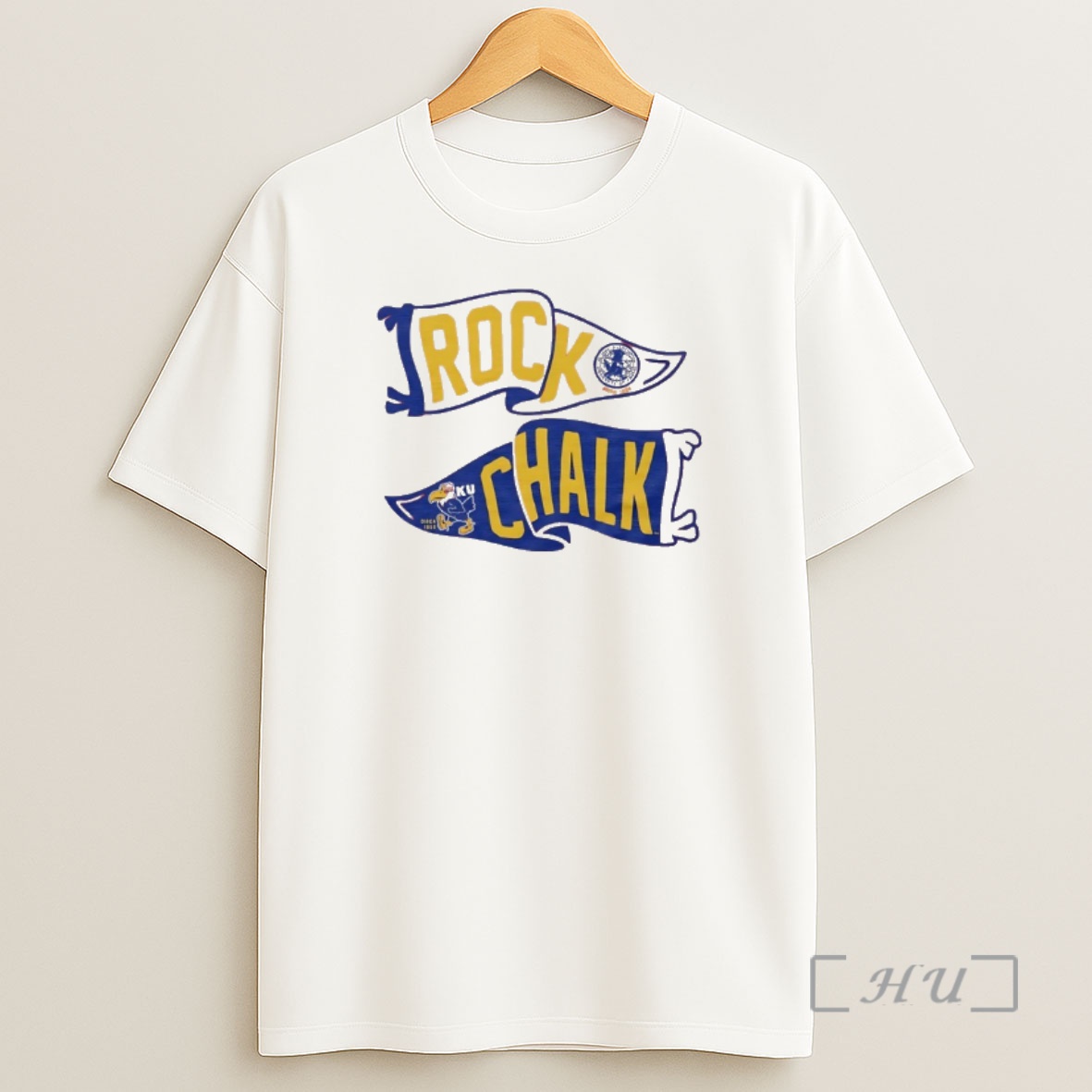 Officials Rock Chalk Ku Pennant Shirt Sweatshirt Tee