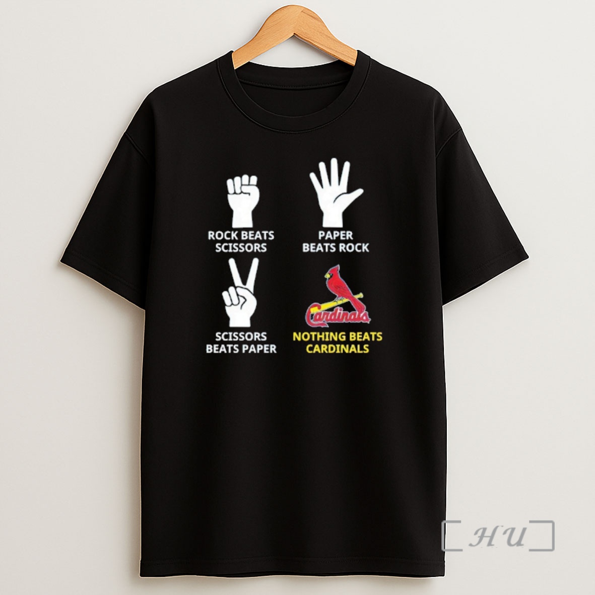 Officials Rock Beats Scissors Paper Beats Rock Scissors Beats Paper Nothing Beats Cardinals Shirt Sweatshirt Tee