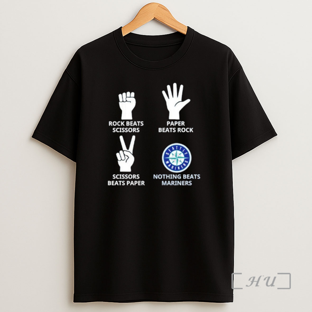 Officials Rock Beats Scissors Paper Beats Rock Scissors Beats Paper Nothing Beats Seattle Mariners Shirt Sweatshirt Tee