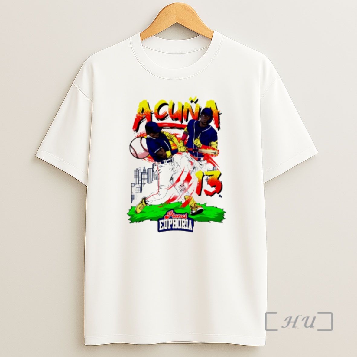 Officials Ronald Acuna Atlanta Braves Hand Drawn Artwork Shirt Sweatshirt Tee