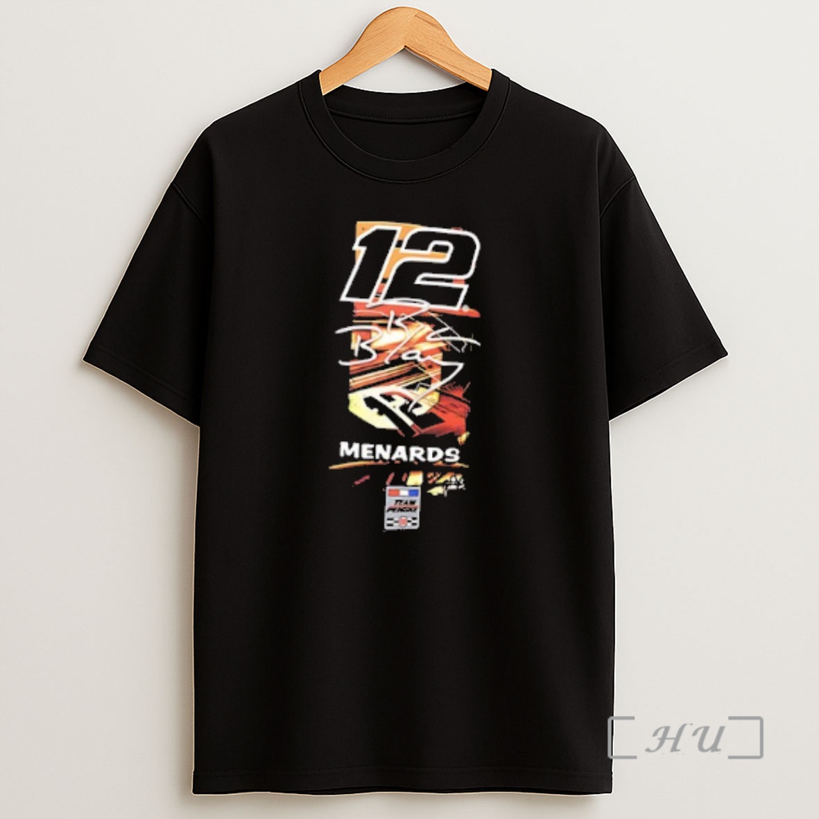 Officials Ryan Blaney Classic Ink 12 Delta Signature 2 Sided Shirt Sweatshirt Tee
