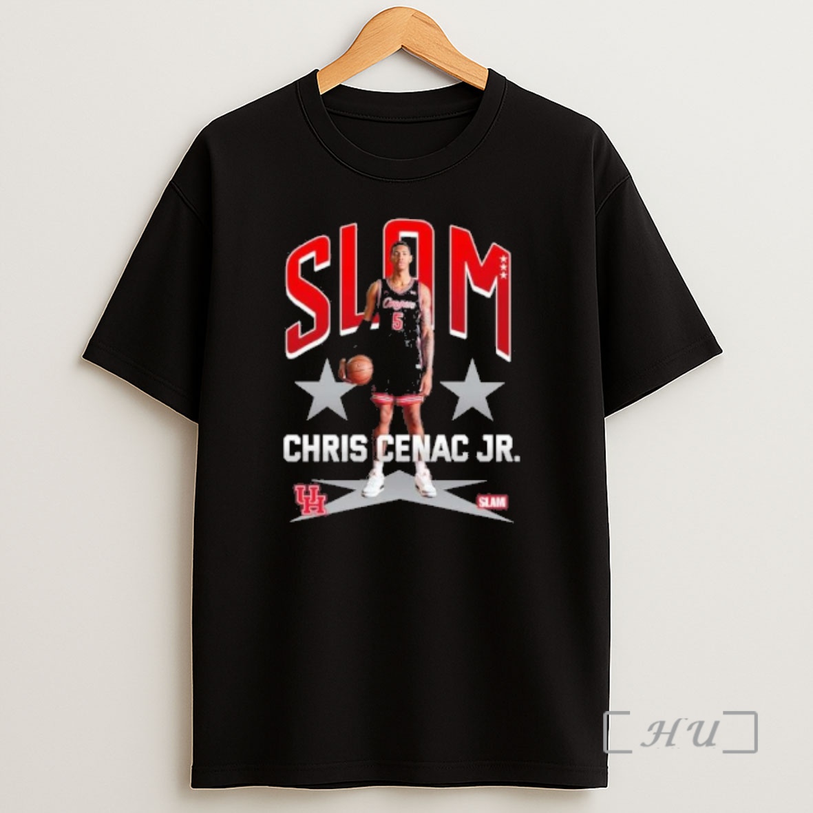 Officials Slam Houston Mens Basketball Chris Cenac Jr Shirt Sweatshirt Tee