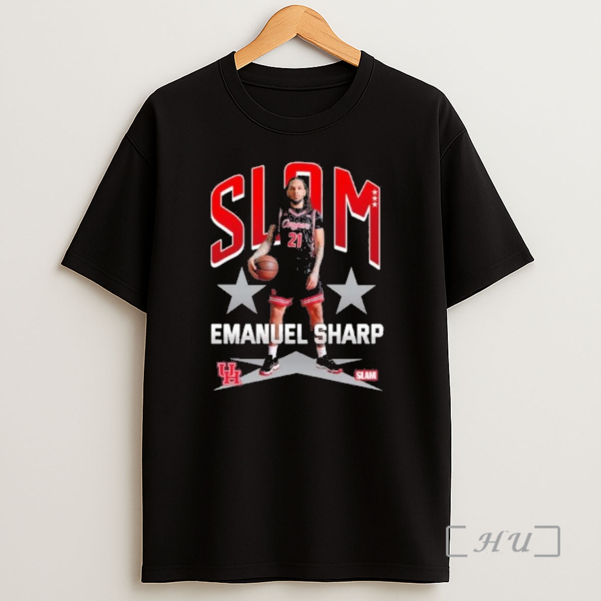 Officials Slam Houston Mens Basketball Emanuel Sharp Remix Shirt Sweatshirt Tee