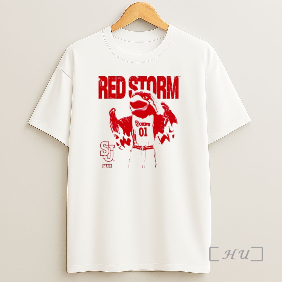 Officials Saint Johns Red Storm Mascot Mode Shirt Sweatshirt Tee