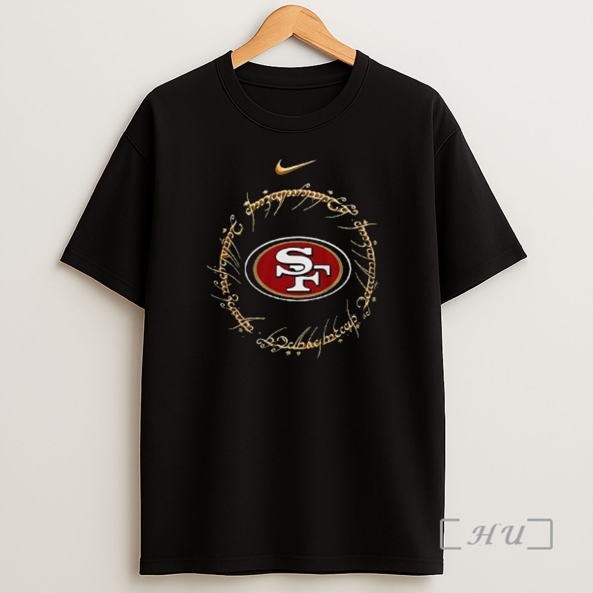 Officials San Francisco 49ers X The Lord Of The Nfl Graphic Double Sided Graphic Shirt Sweatshirt Tee