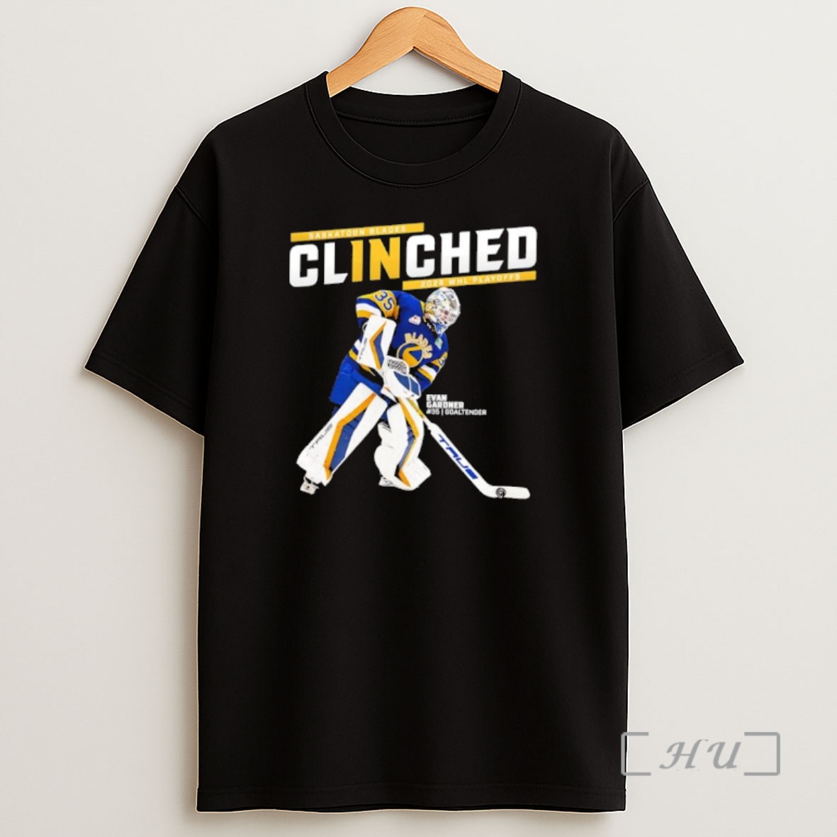 Officials Saskatoon Blades Clinched 2026 Whl Playoffs Evan Gardner Shirt Sweatshirt Tee