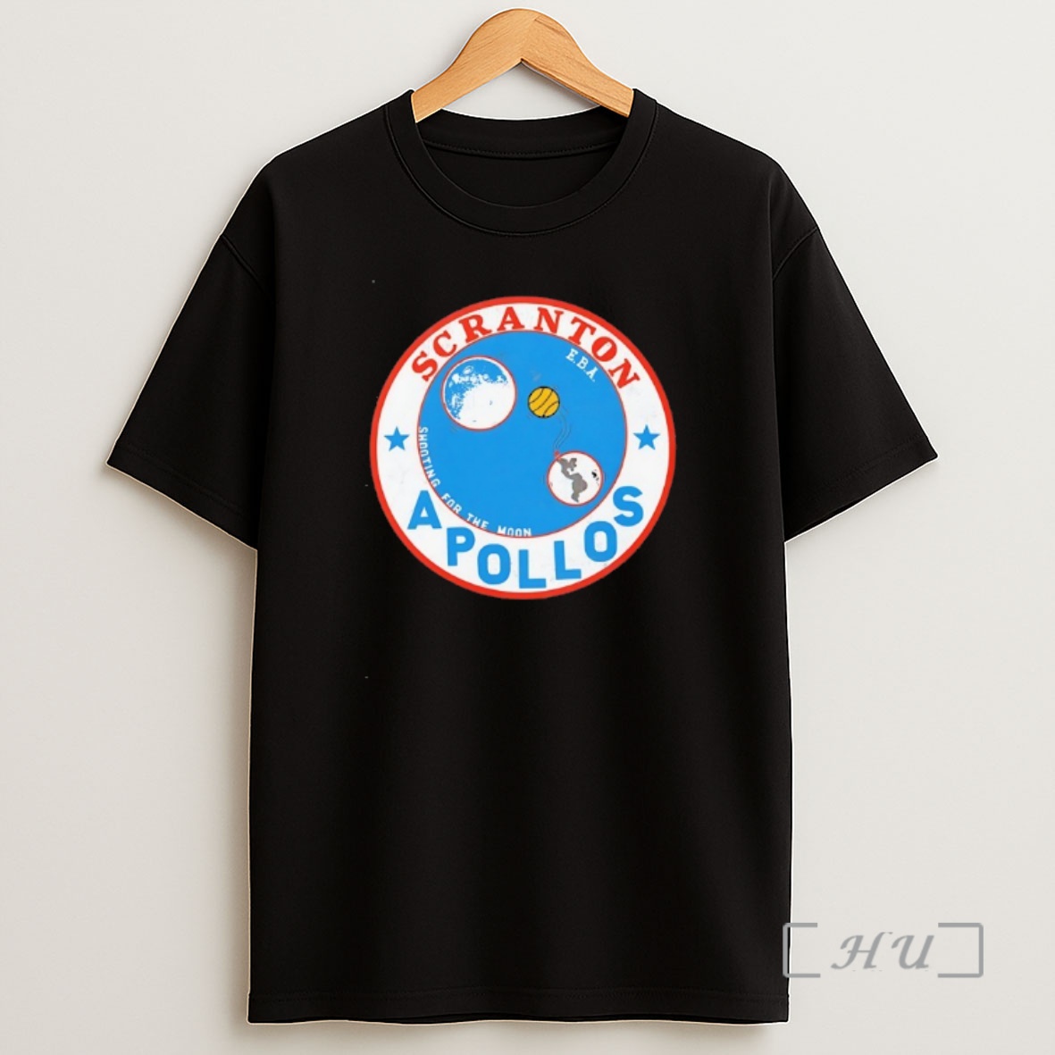Officials Scranton Apollos Basketball Shooting For The Moon Shirt Sweatshirt Tee